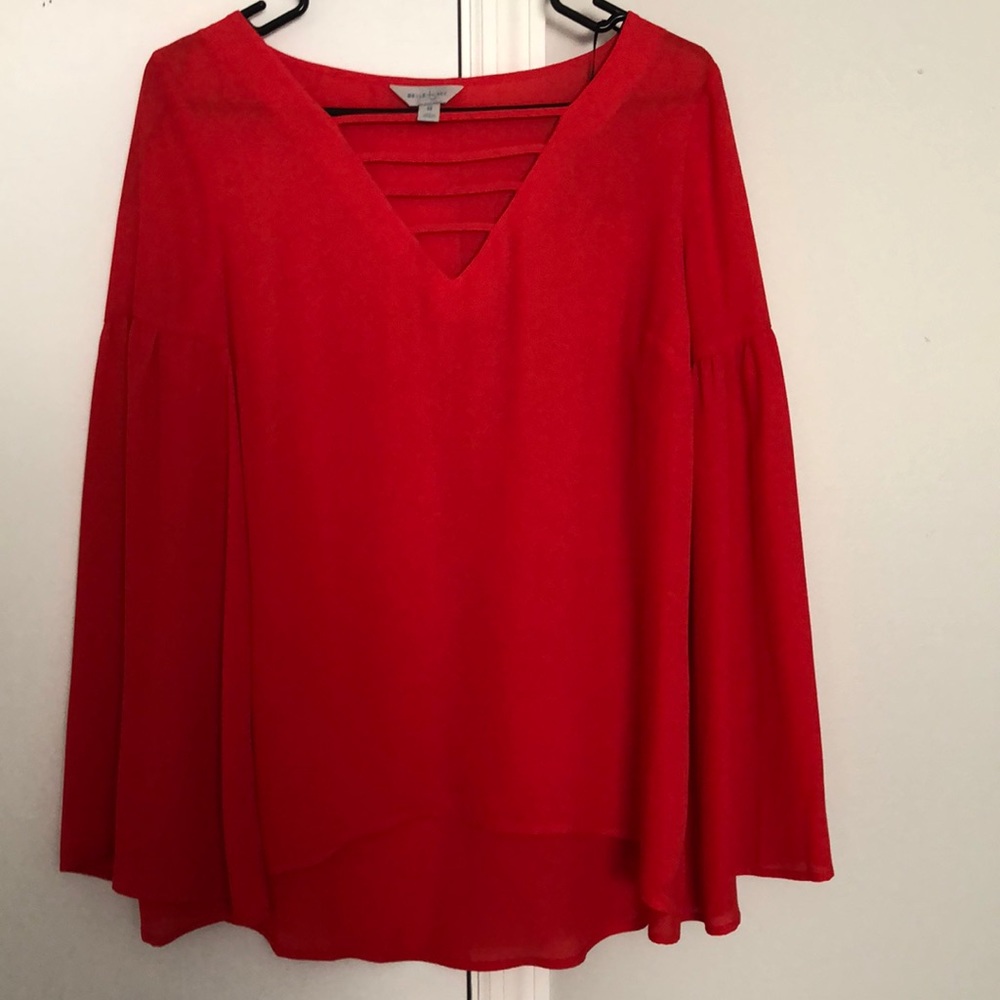 Red blouse